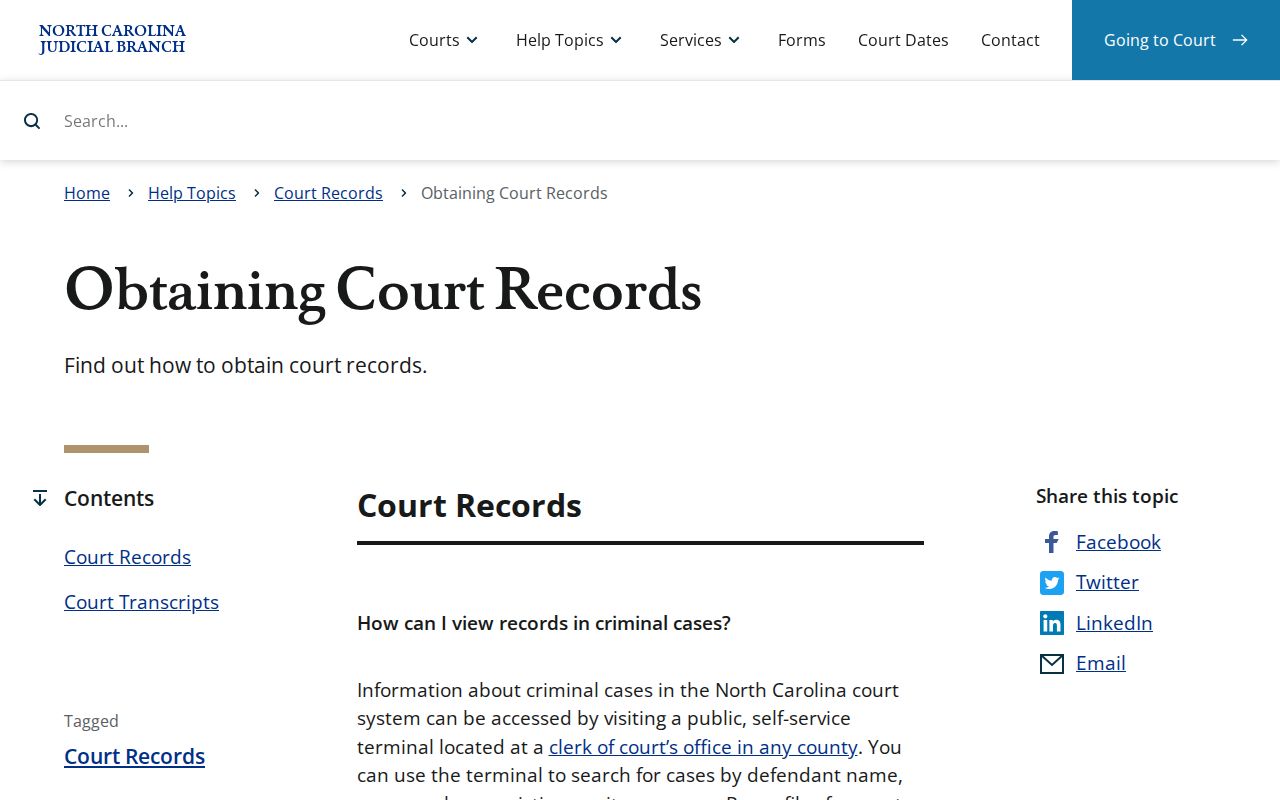 Alamance County court records access through Clerk and public terminal channels