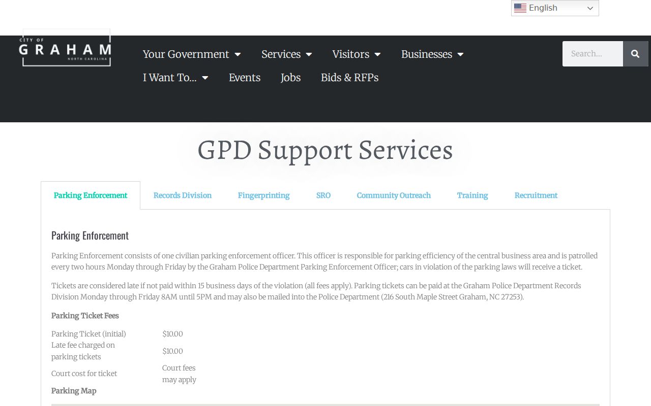 Graham court records police support services source